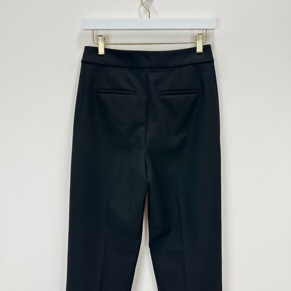 J.Crew Tall Kate Straight Leg Pant Four Season Stretch Black Classic US 0T NWT - Picture 13 of 13